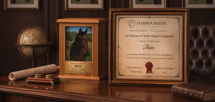 Artisan Legacy certificate