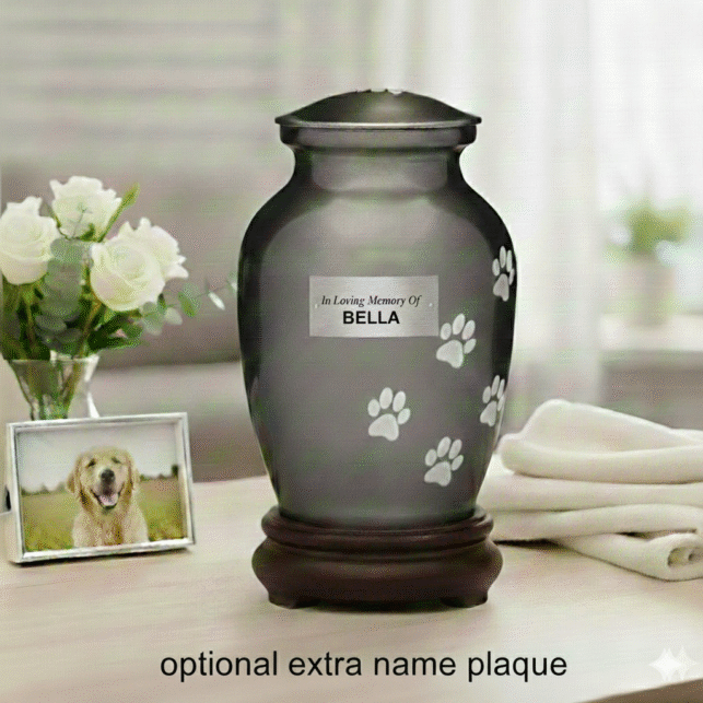 Clear engraved plaque keepsake