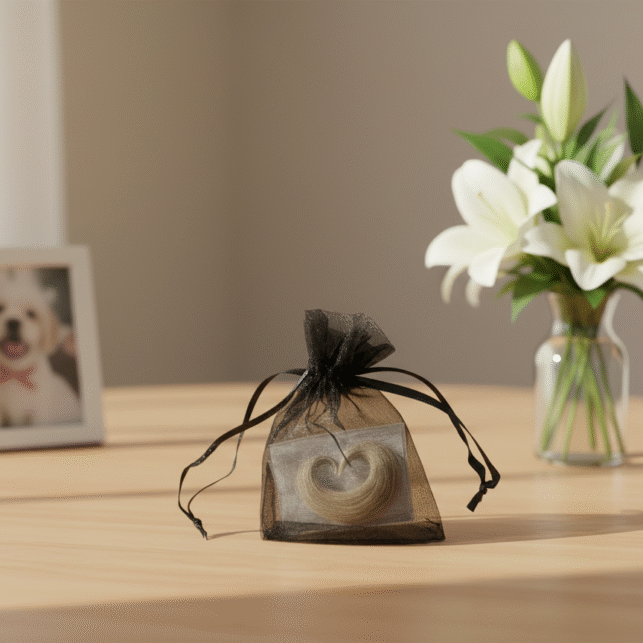 Fur clipping keepsake