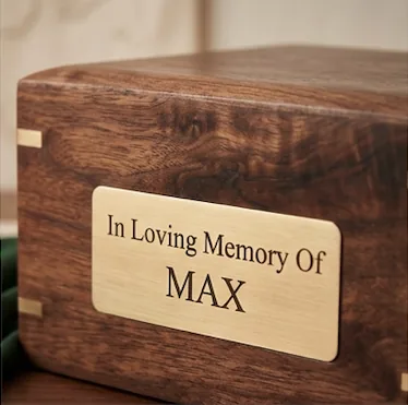 Heirloom Timber engraved plaque