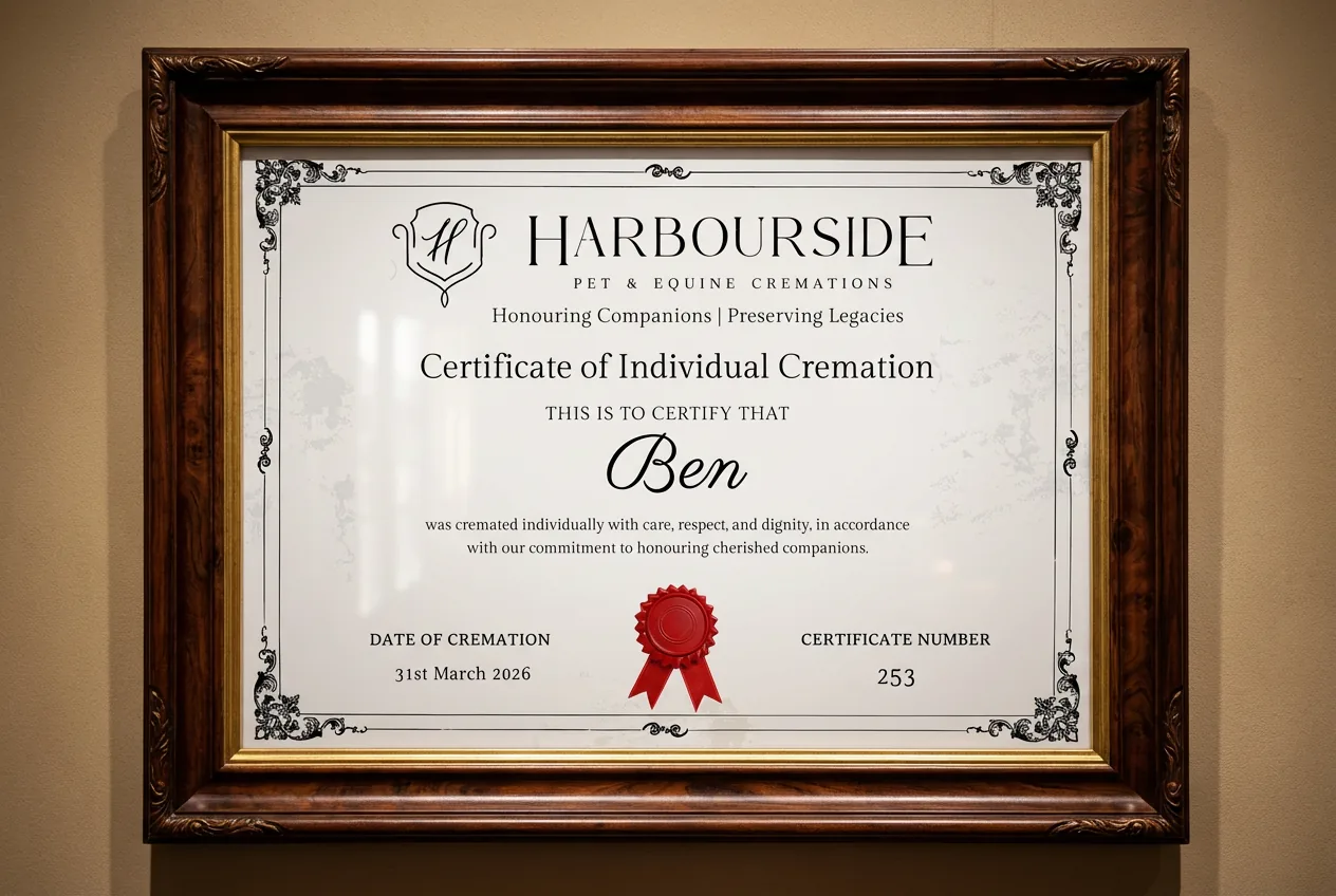 Heirloom certificate thumbnail