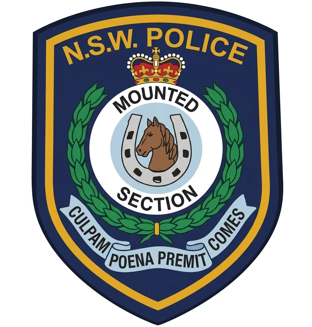 NSW Mounted Police badge